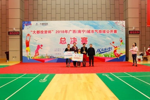 大都投资杯 2018广西 南宁 城市气排球公开赛热力开赛